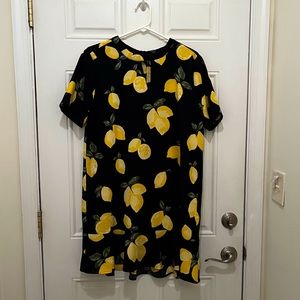 Lemon Drop Waist Shift Dress